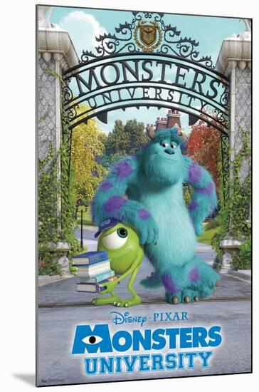 Disney Pixar Monsters University - Campus-Trends International-Mounted Poster