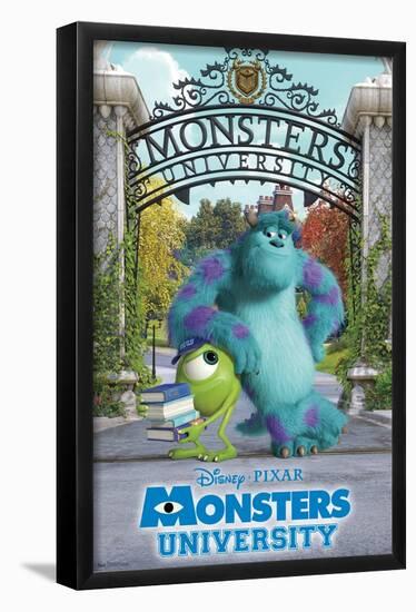 Disney Pixar Monsters University - Campus-Trends International-Framed Poster