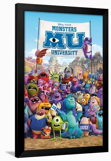 Disney Pixar Monsters University - One Sheet-Trends International-Framed Poster