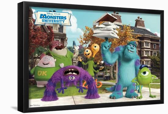 Disney Pixar Monsters University - Oozma Kappa-Trends International-Framed Poster