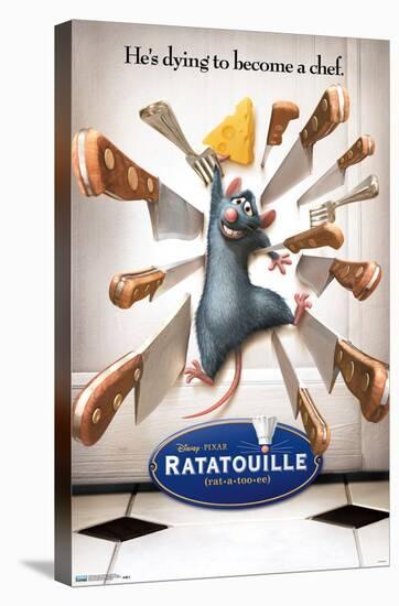 Disney Pixar Ratatouille - One Sheet-Trends International-Stretched Canvas