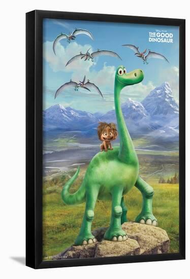 Disney Pixar The Good Dinosaur - Faces-Trends International-Framed Poster