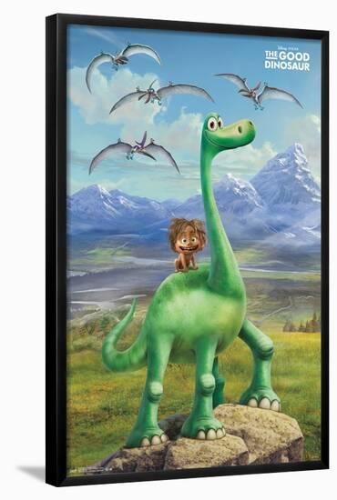 Disney Pixar The Good Dinosaur - Faces-Trends International-Framed Poster