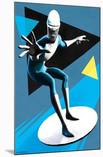 Disney Pixar The Incredibles 2 - Frozone-Trends International-Mounted Poster