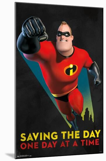 Disney Pixar The Incredibles 2 - Mr. Incredible-Trends International-Mounted Poster
