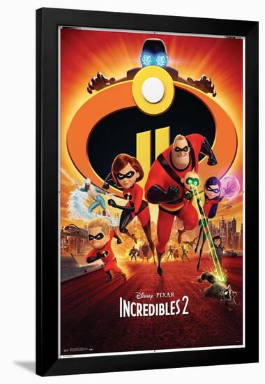 Disney Pixar The Incredibles 2 - One Sheet-Trends International-Framed Poster