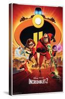 Disney Pixar The Incredibles 2 - One Sheet-Trends International-Stretched Canvas