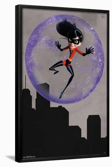 Disney Pixar The Incredibles 2 - VIolet-Trends International-Framed Poster