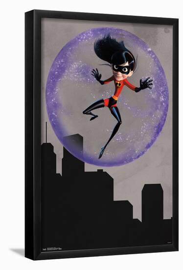 Disney Pixar The Incredibles 2 - VIolet-Trends International-Framed Poster