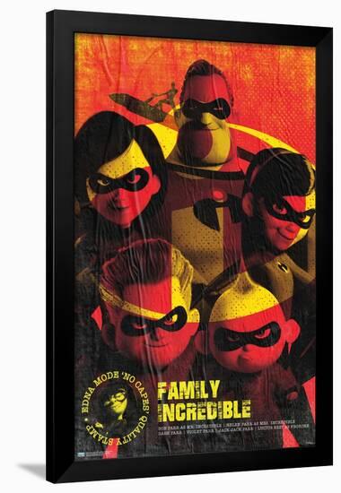 Disney Pixar The Incredibles - Family Incredible-Trends International-Framed Poster