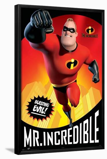 Disney Pixar The Incredibles - Mr. Incredible-Trends International-Framed Poster