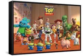 Disney Pixar Toy Story 4 - Collage-Trends International-Framed Stretched Canvas
