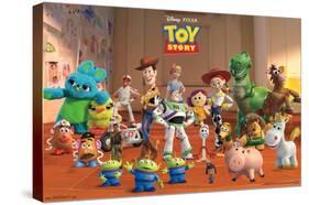 Disney Pixar Toy Story 4 - Collage-Trends International-Stretched Canvas