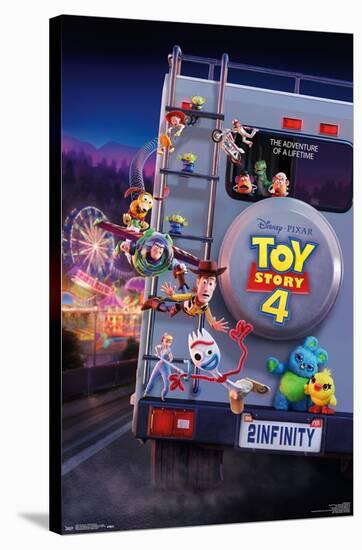 Disney Pixar Toy Story 4 - Final One Sheet-Trends International-Stretched Canvas