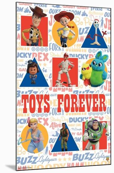 Disney Pixar Toy Story 4 - Grid-Trends International-Mounted Poster