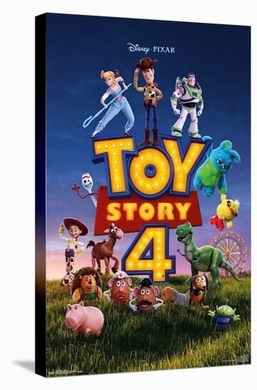 Disney Pixar Toy Story 4 - One Sheet-Trends International-Stretched Canvas