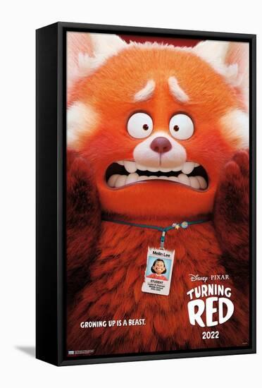 Disney Pixar Turning Red - Teaser One Sheet-Trends International-Framed Stretched Canvas