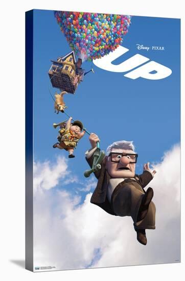 Disney Pixar Up - One Sheet-Trends International-Stretched Canvas