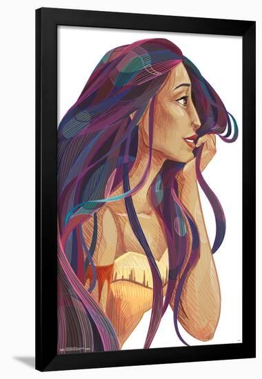 Disney Pocahontas - Stylized-Trends International-Framed Poster