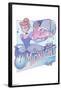Disney Princess And Villains: Manga - Cinderella-Trends International-Framed Poster