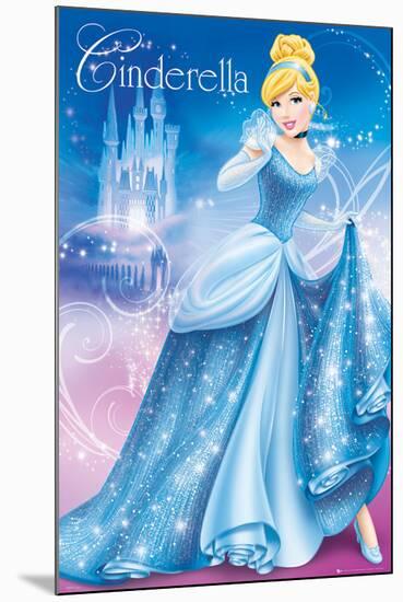 Disney Princess- Cinderella-null-Mounted Poster