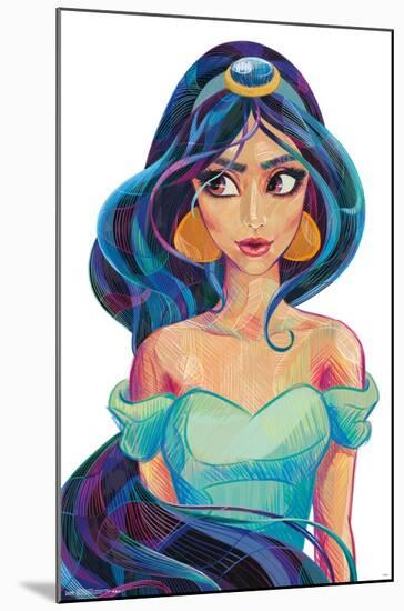 Disney Princess - Jasmine - Stylized-Trends International-Mounted Poster