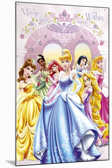 Disney Princess - Magic Glows from Within-null-Mounted Poster