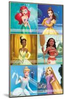 Disney Princess - Scenic Grid-Trends International-Mounted Poster