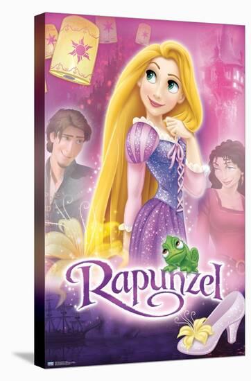 Disney Rapunzel - Cover-Trends International-Stretched Canvas