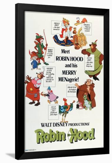 Disney Robin Hood - One Sheet-Trends International-Framed Poster