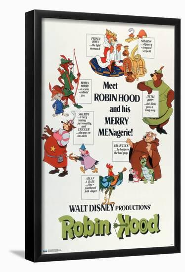 Disney Robin Hood - One Sheet-Trends International-Framed Poster