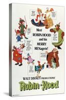 Disney Robin Hood - One Sheet-Trends International-Stretched Canvas