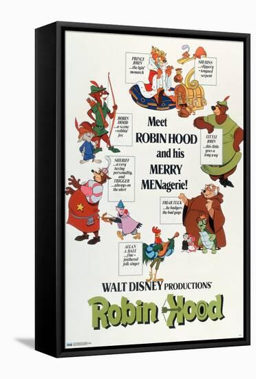 Disney Robin Hood - One Sheet-Trends International-Framed Stretched Canvas