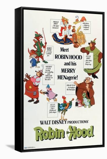 Disney Robin Hood - One Sheet-Trends International-Framed Stretched Canvas