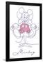 Disney Simple Moments Line Art - Mickey Mouse-Trends International-Framed Poster