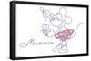 Disney Simple Moments Line Art - Minnie Mouse-Trends International-Framed Poster