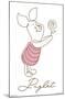 Disney Simple Moments Line Art - Piglet-Trends International-Mounted Poster