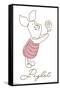 Disney Simple Moments Line Art - Piglet-Trends International-Framed Stretched Canvas