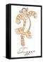 Disney Simple Moments Line Art - Tigger-Trends International-Framed Stretched Canvas