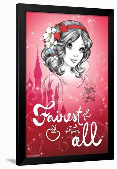 Disney Snow White and the Seven Dwarfs - Fairest of them All-Trends International-Framed Poster