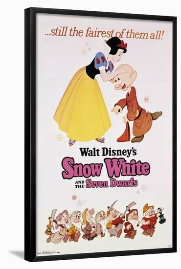 Disney Snow White and the Seven Dwarfs - Still the Fairest One Sheet-Trends International-Framed Poster