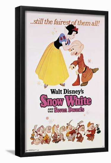 Disney Snow White and the Seven Dwarfs - Still the Fairest One Sheet-Trends International-Framed Poster