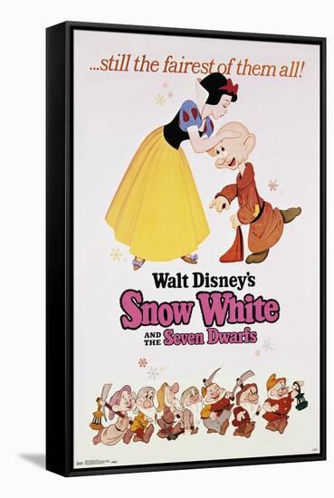 Disney Snow White and the Seven Dwarfs - Still the Fairest One Sheet-Trends International-Framed Stretched Canvas
