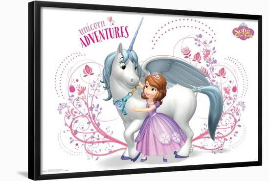 Disney Sofia The First - Unicorn Adventures-Trends International-Framed Poster