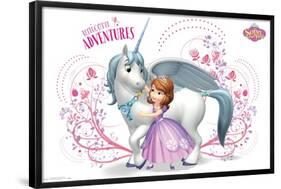 Disney Sofia The First - Unicorn Adventures-Trends International-Framed Poster