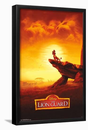 Disney The Lion Guard - Pride Rock-Trends International-Framed Poster