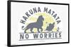 Disney The Lion King 1994 - No Worries-Trends International-Framed Poster