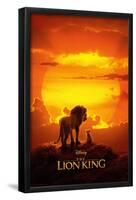 Disney The Lion King - Mufasa And Simba-Trends International-Framed Poster
