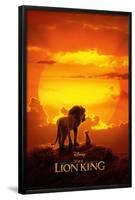 Disney The Lion King - Mufasa And Simba-Trends International-Framed Poster