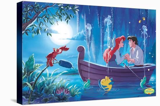 Disney The Little Mermaid - Ariel - Kiss The Girl-Trends International-Stretched Canvas